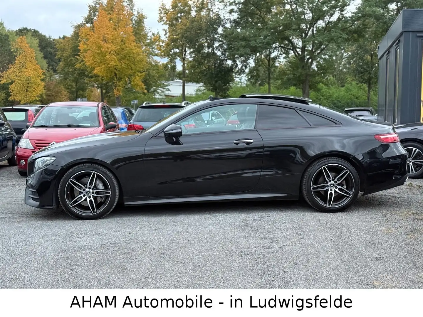 Mercedes-Benz E 220 Coupe AMG|PANO|BURMESTER|360°KAM|NIGHT|ACC Noir - 2