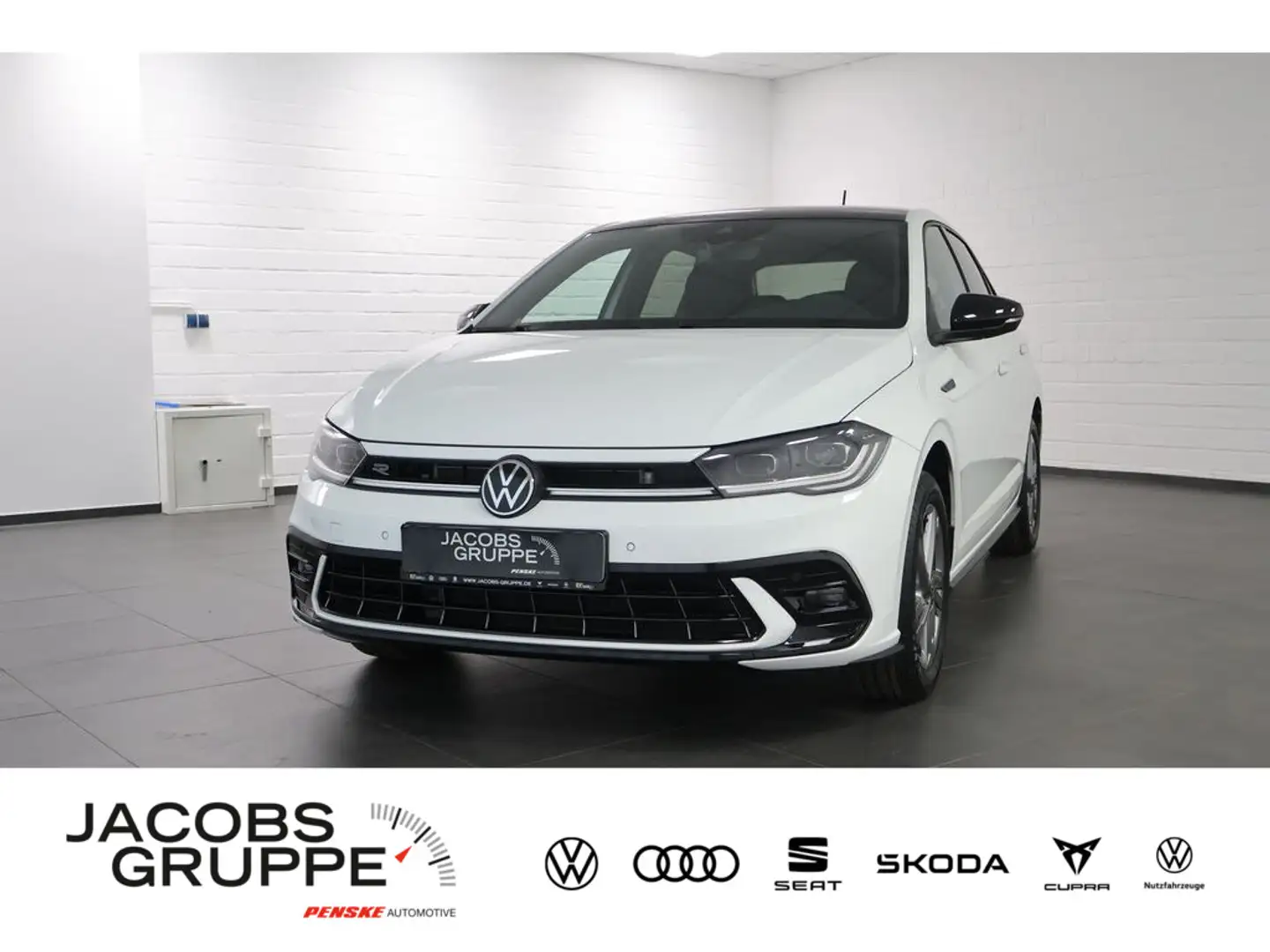 Volkswagen Polo VI 1.0 TSI R-Line DSG,Navi,Matrix,ACC Weiß - 2
