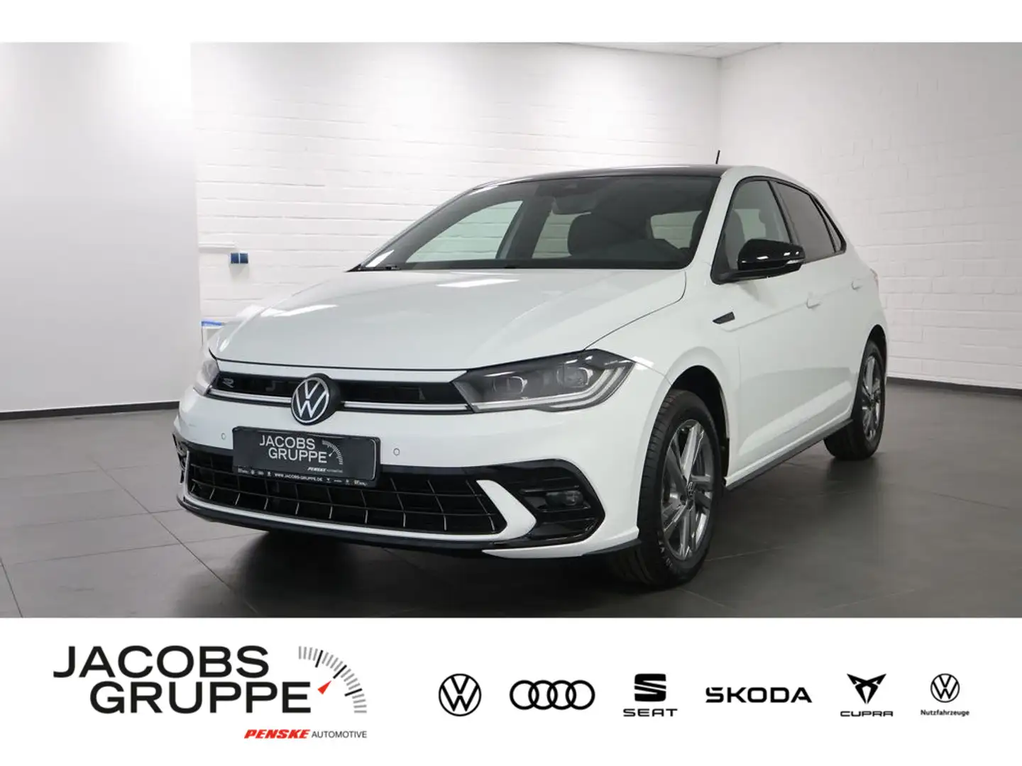 Volkswagen Polo VI 1.0 TSI R-Line DSG,Navi,Matrix,ACC Weiß - 1