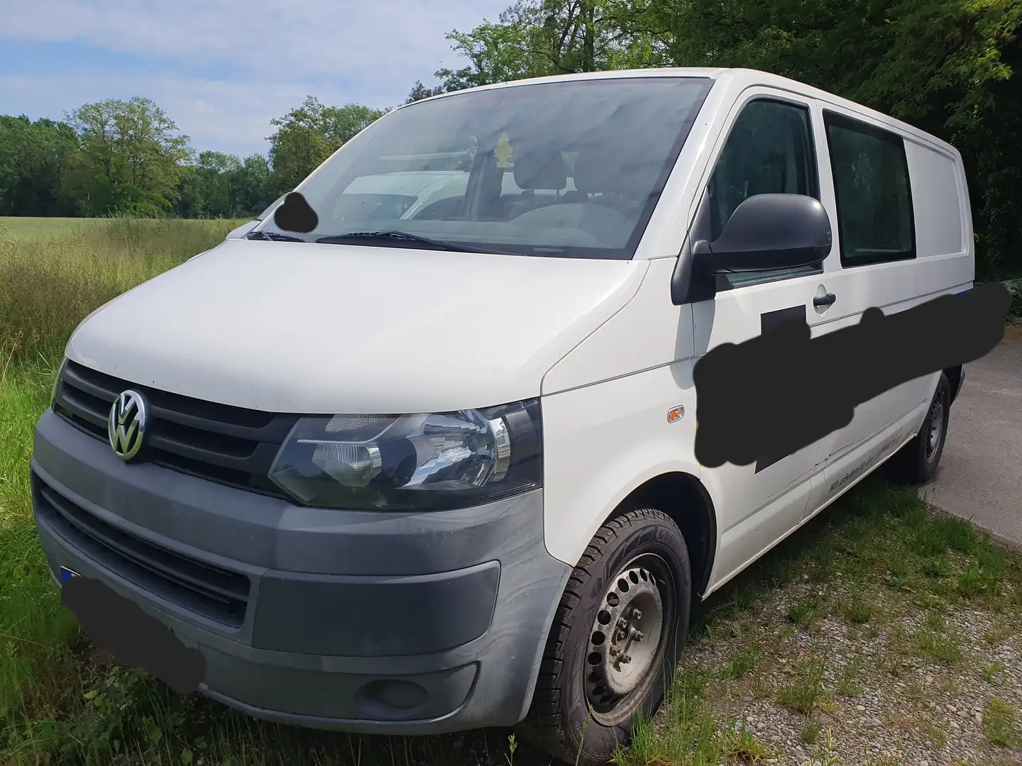 Volkswagen T5 Kombi lang 2,0 TDI Weiß - 1