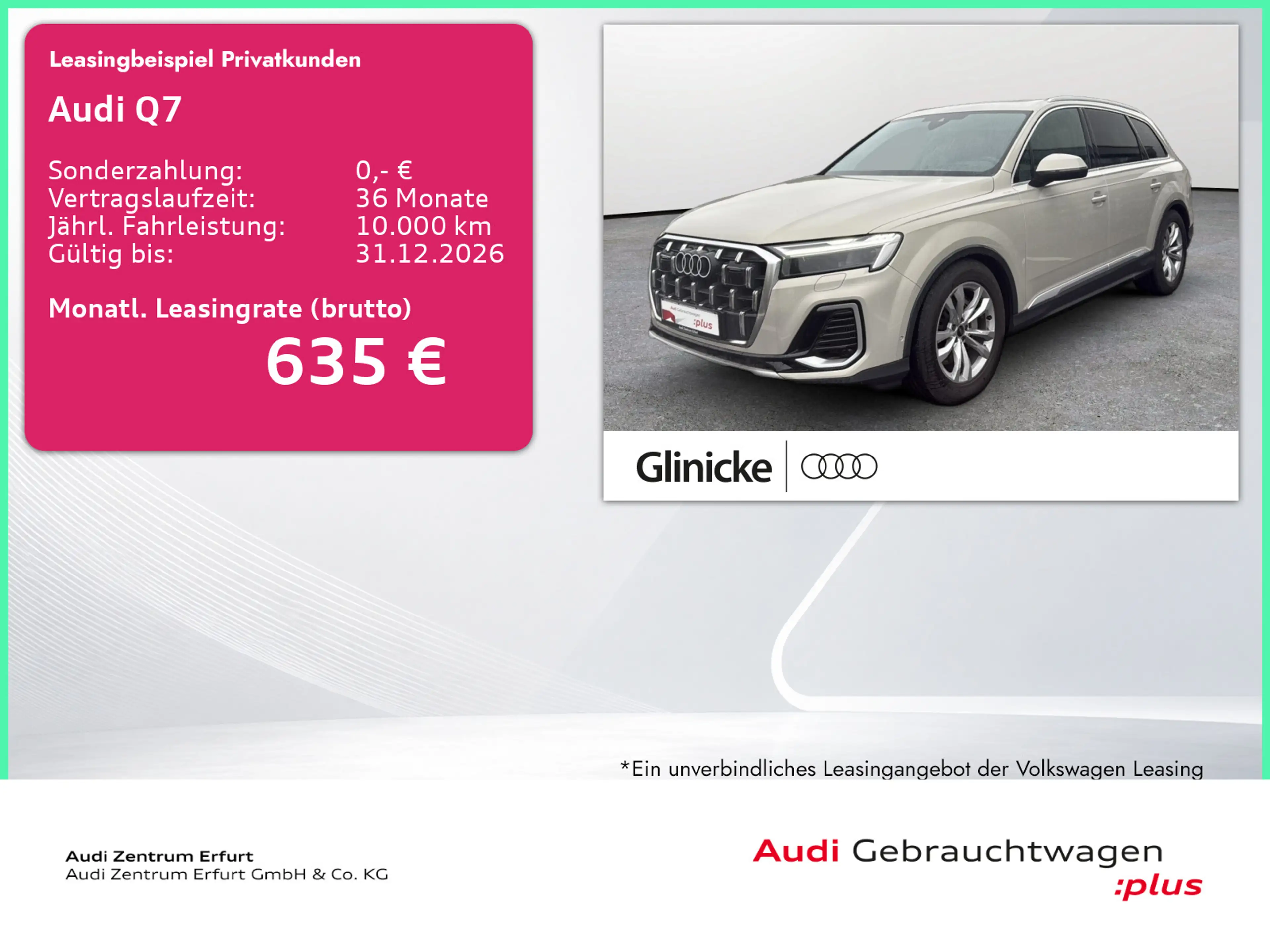 Audi Q7 55 TFSI quattro tiptronic S-Line Matrix Stand
