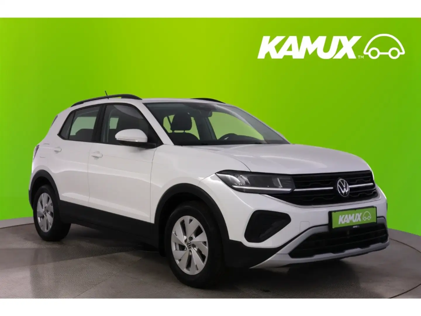 Volkswagen T-Cross 1.0TSI Life+LED+CARPLAY+SHZ+PDC Weiß - 1