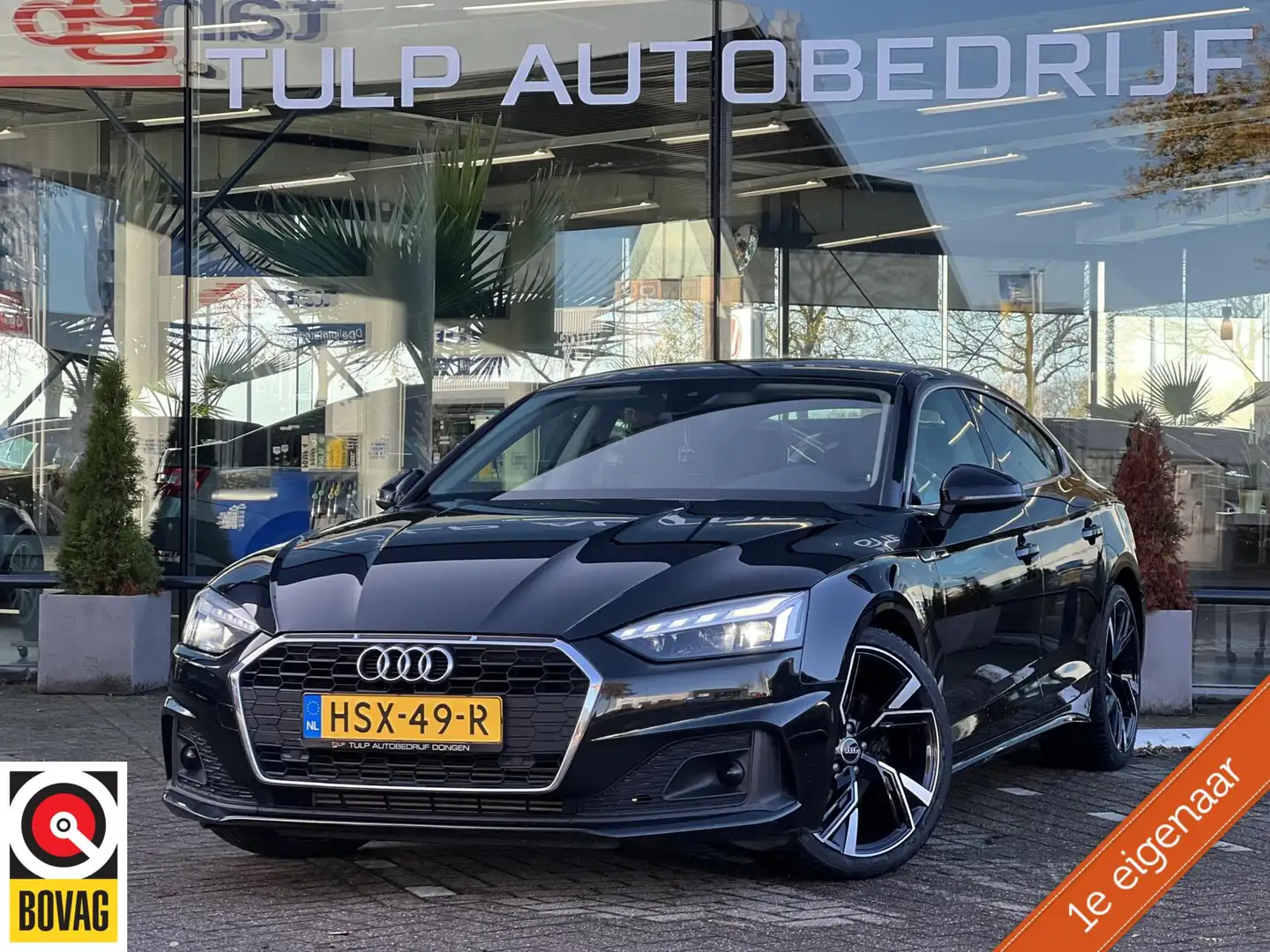 Audi A5 Sportback 40 TFSI 1e Eigenaar Dealer ondh Pano Zwart - 1