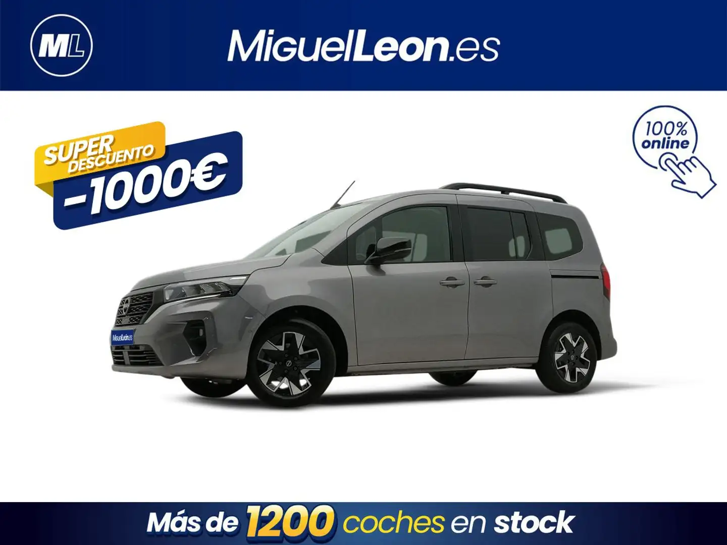 Nissan Townstar 5 plazas 1.3G 96kW L1 N-Connecta Gris - 1