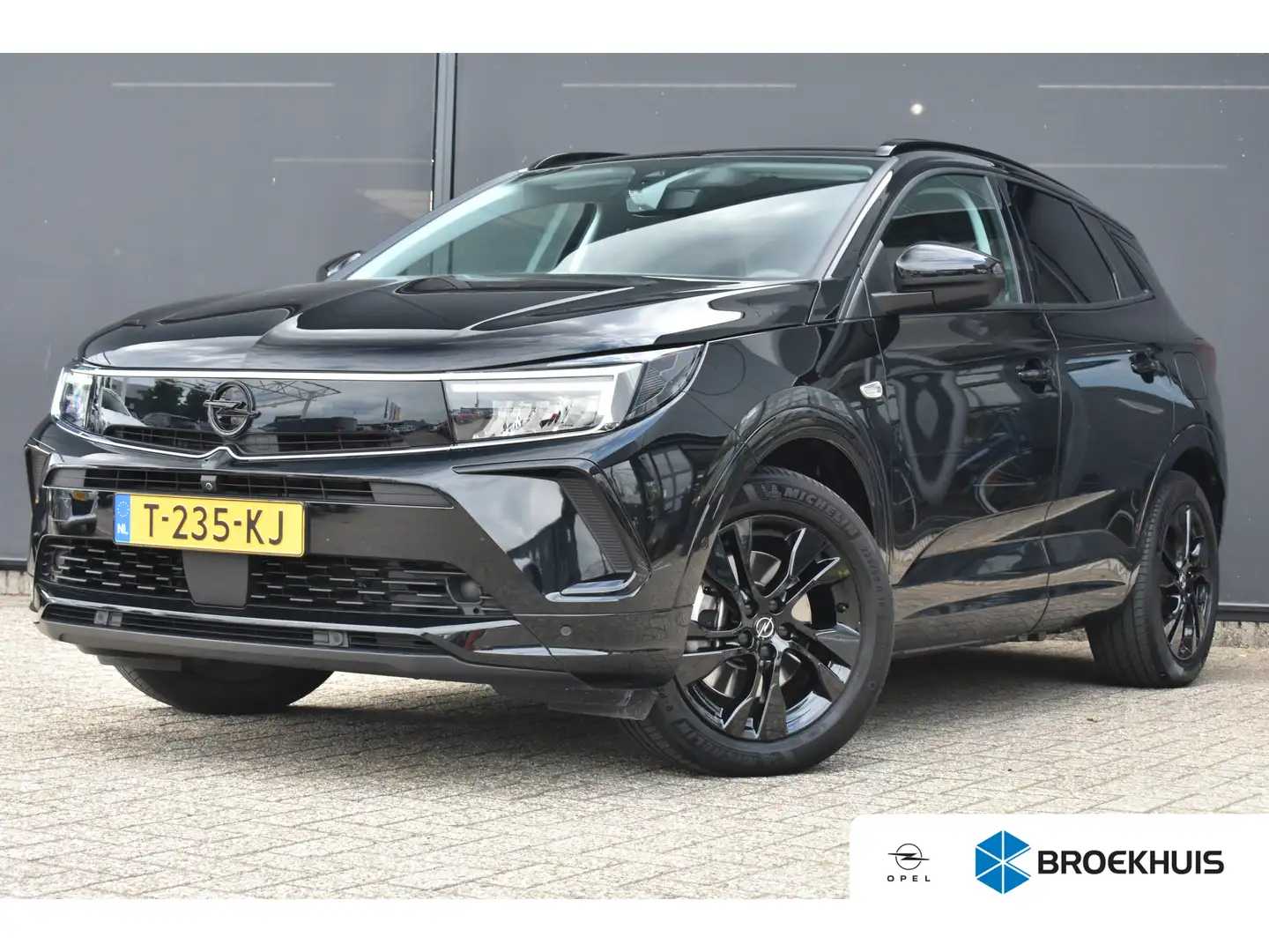 Opel Grandland 1.6 Turbo Hybrid Level 4 225pk | Adaptive Cruise | Zwart - 1