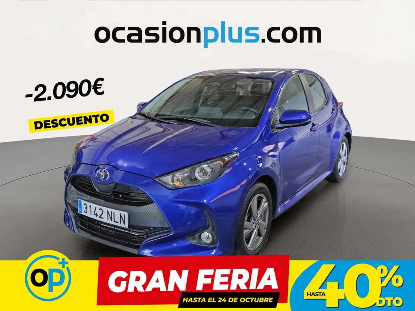 Toyota Yaris 120H 1.5 Active Plus Azul - 1