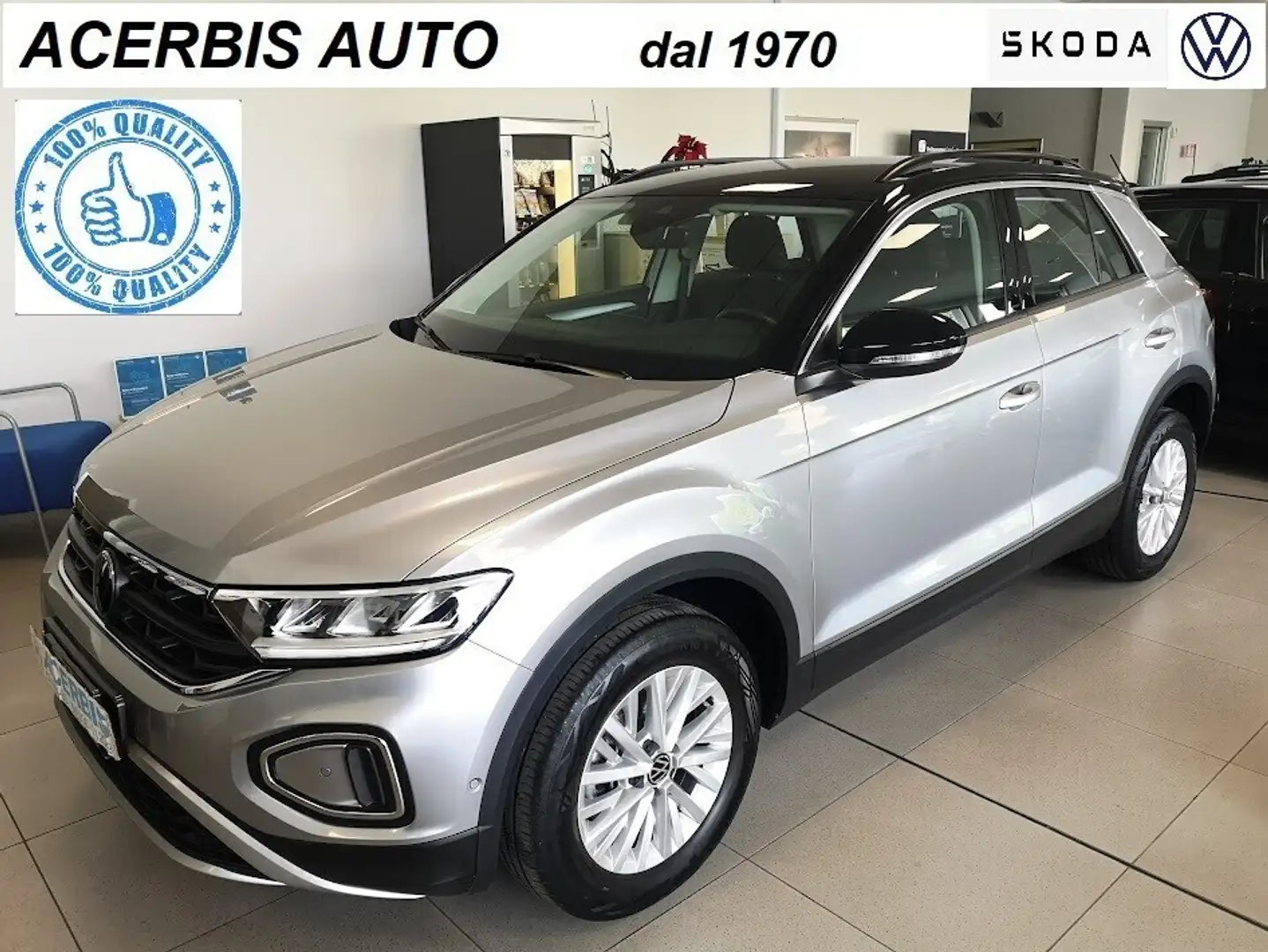 Volkswagen T-Roc 1.5 TSI ACT Life 150 CV 6 marce Grigio - 1