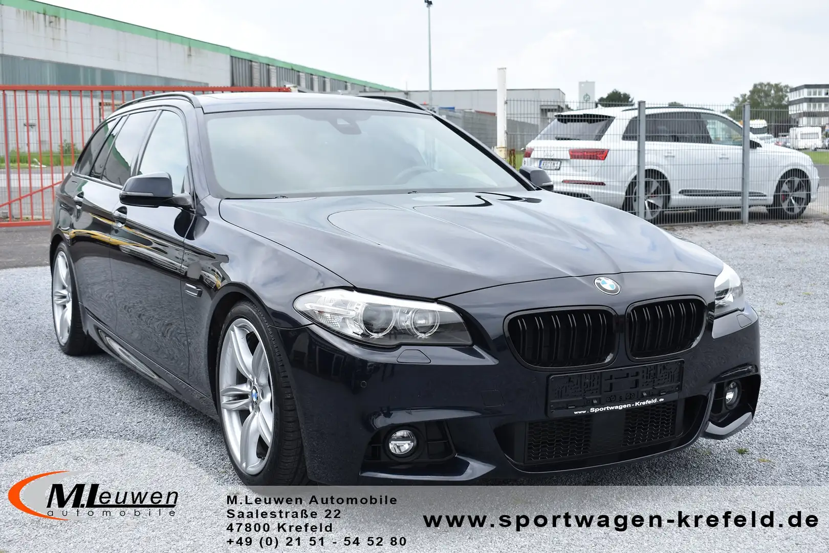 BMW 525 525d Touring M-Sport *PANO*NAVI*LEDER*CAM*19 ALU* Schwarz - 2