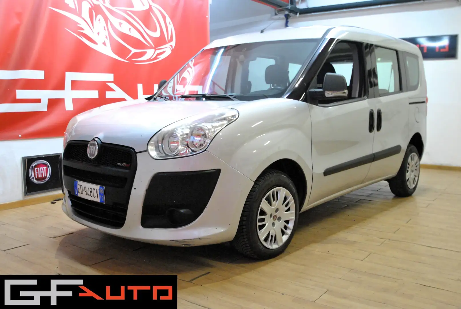 Fiat Doblo Doblo II 2010 1.6 mjt 16v Dynamic Argento - 1