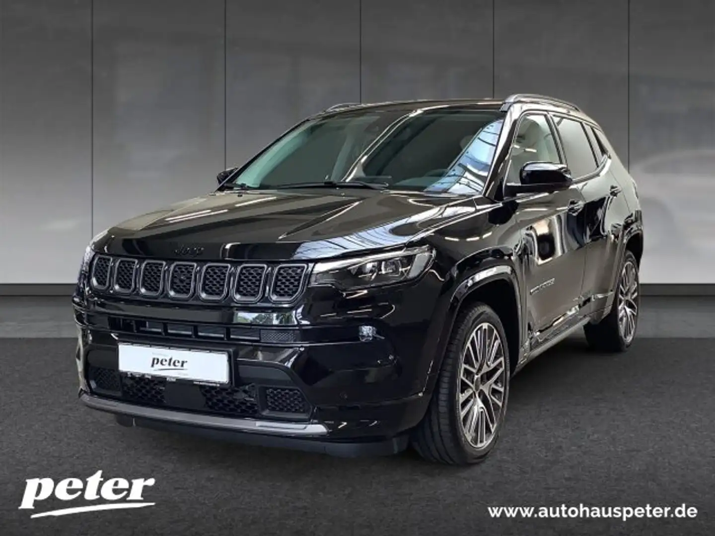 Jeep Compass COMPASS e-Hybrid MY25 Summit 1.5l T4 48V FWD Zwart - 1