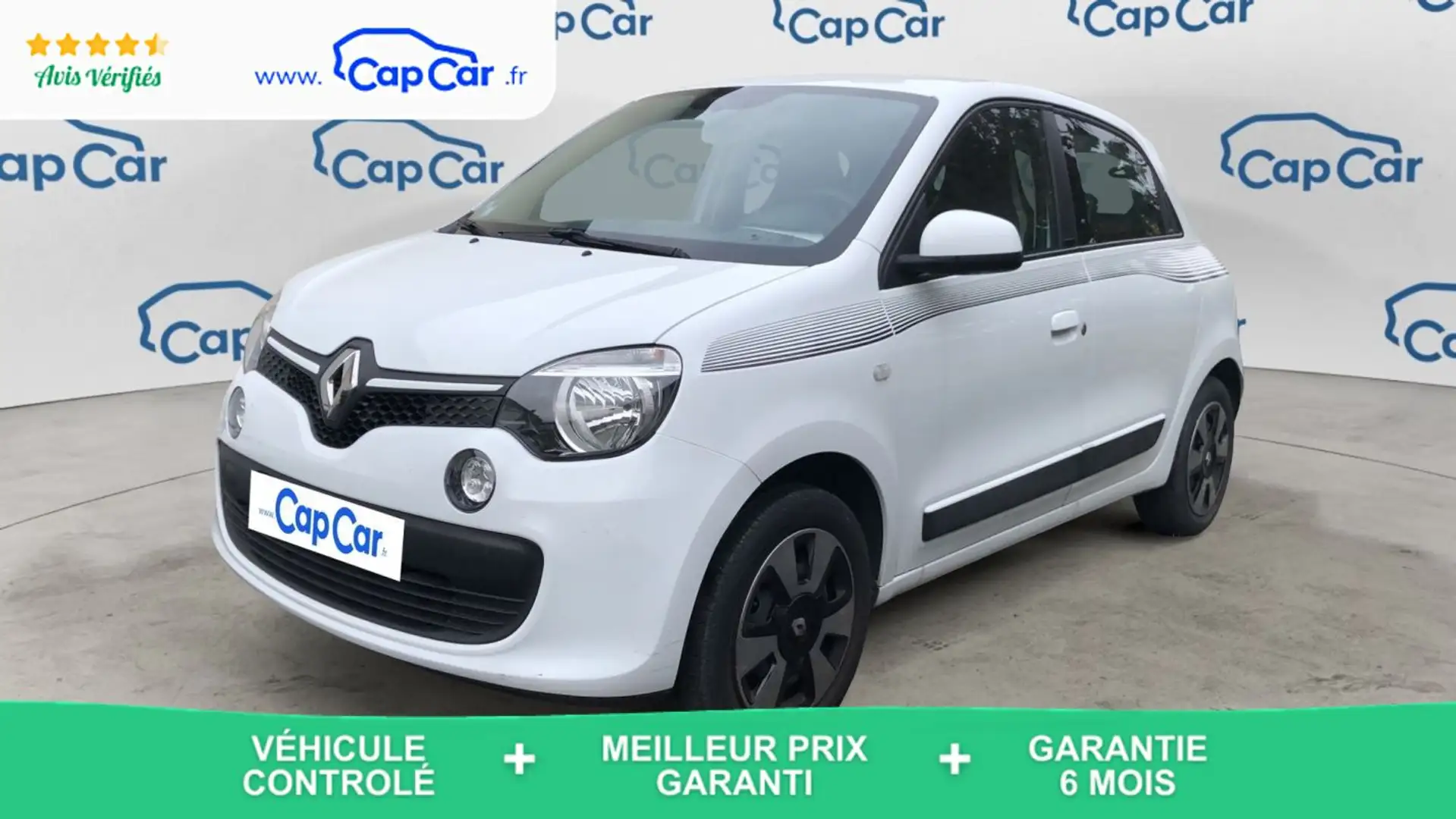 Renault Twingo 3 1.0 SCE 70.0 Zen - Première main Blanc - 1