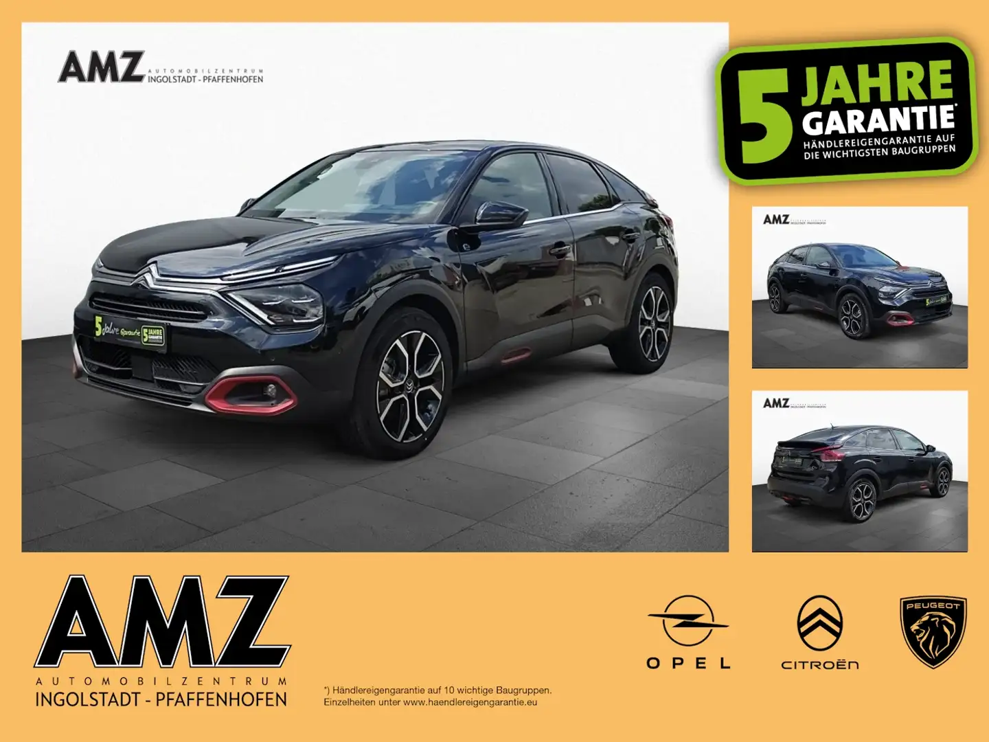 Citroen C4 ë Shine VOLLAUSSTATTUNG PANO Drive Ass. Plus Zwart - 1