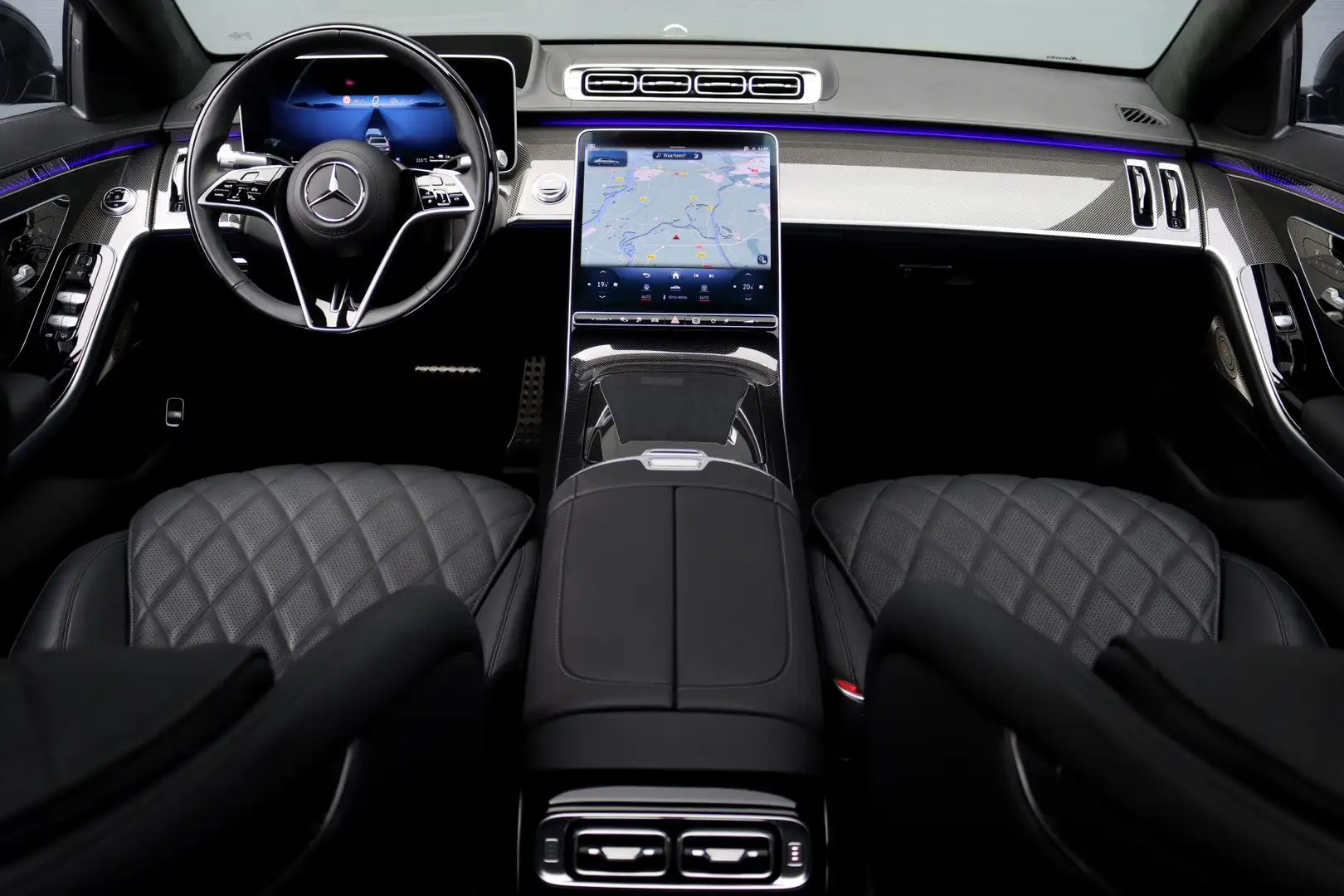 Mercedes-Benz S 580 e Lang AMG Line Aut9 | Airmatic | Chauffeurspakket Zwart - 2
