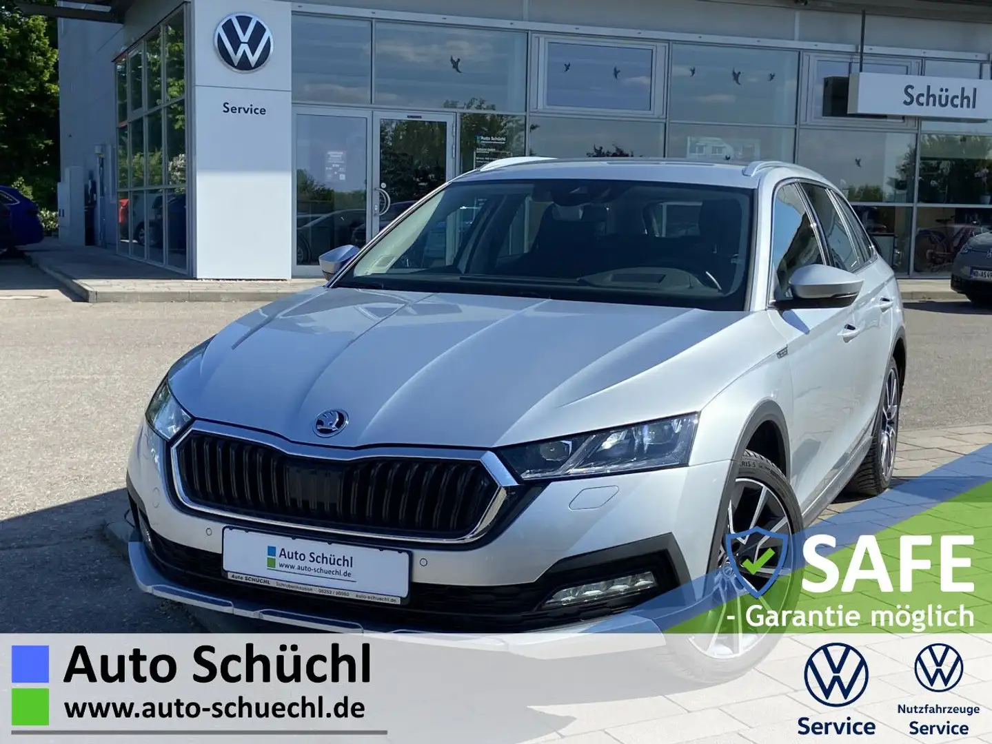 Skoda Octavia Combi Scout 1.5 TSI DSG AHK+18"+NAVI-COL Silber - 1