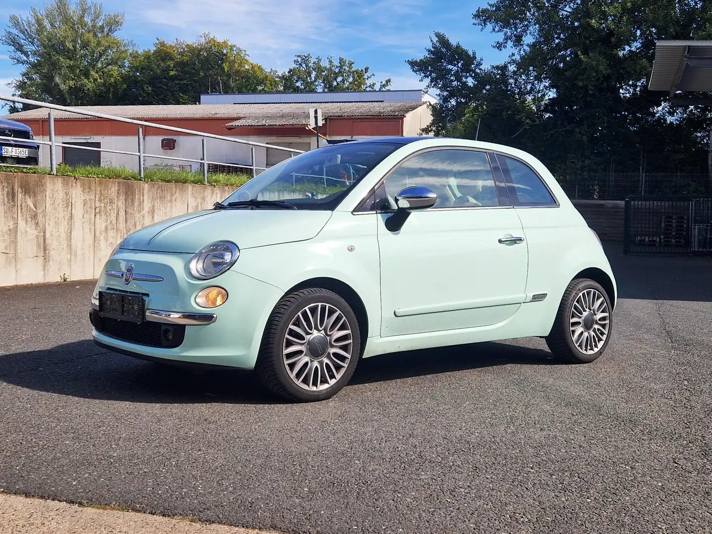 Fiat 500 Lounge/Panoramadach/Digitaltacho/Zahnriemen Neu/ Vert - 1