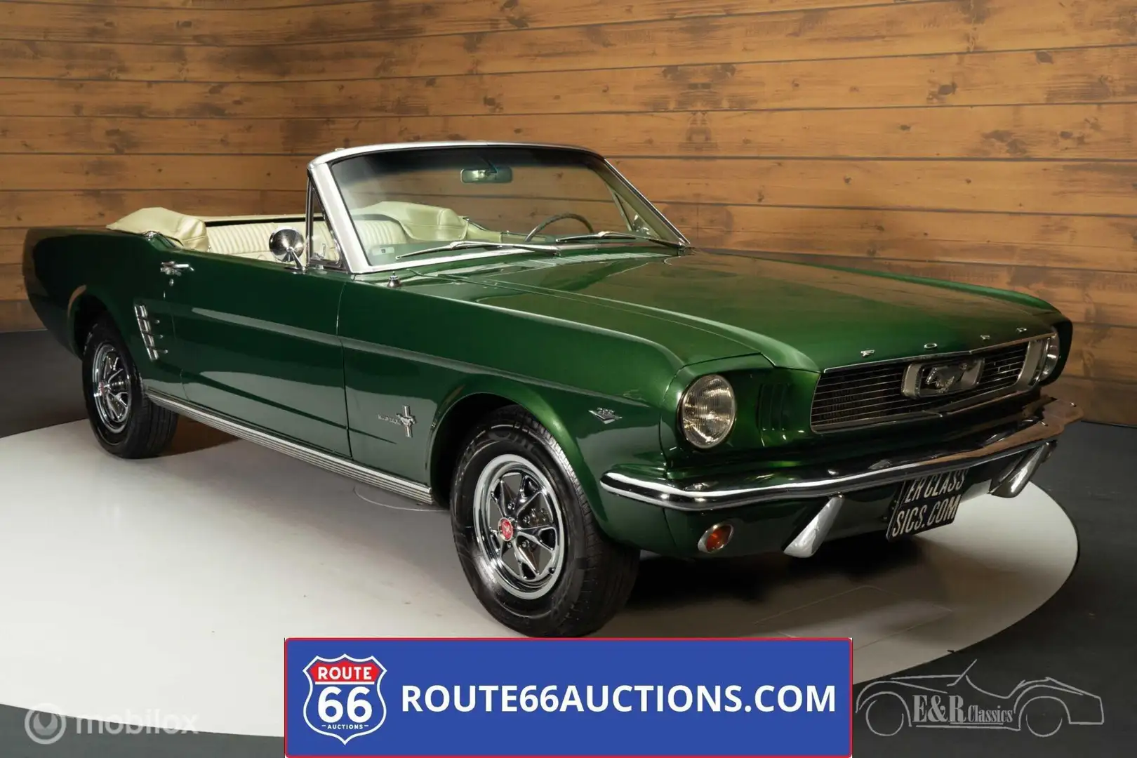 Ford Mustang Cabriolet | Route 66 Auctions Groen - 1