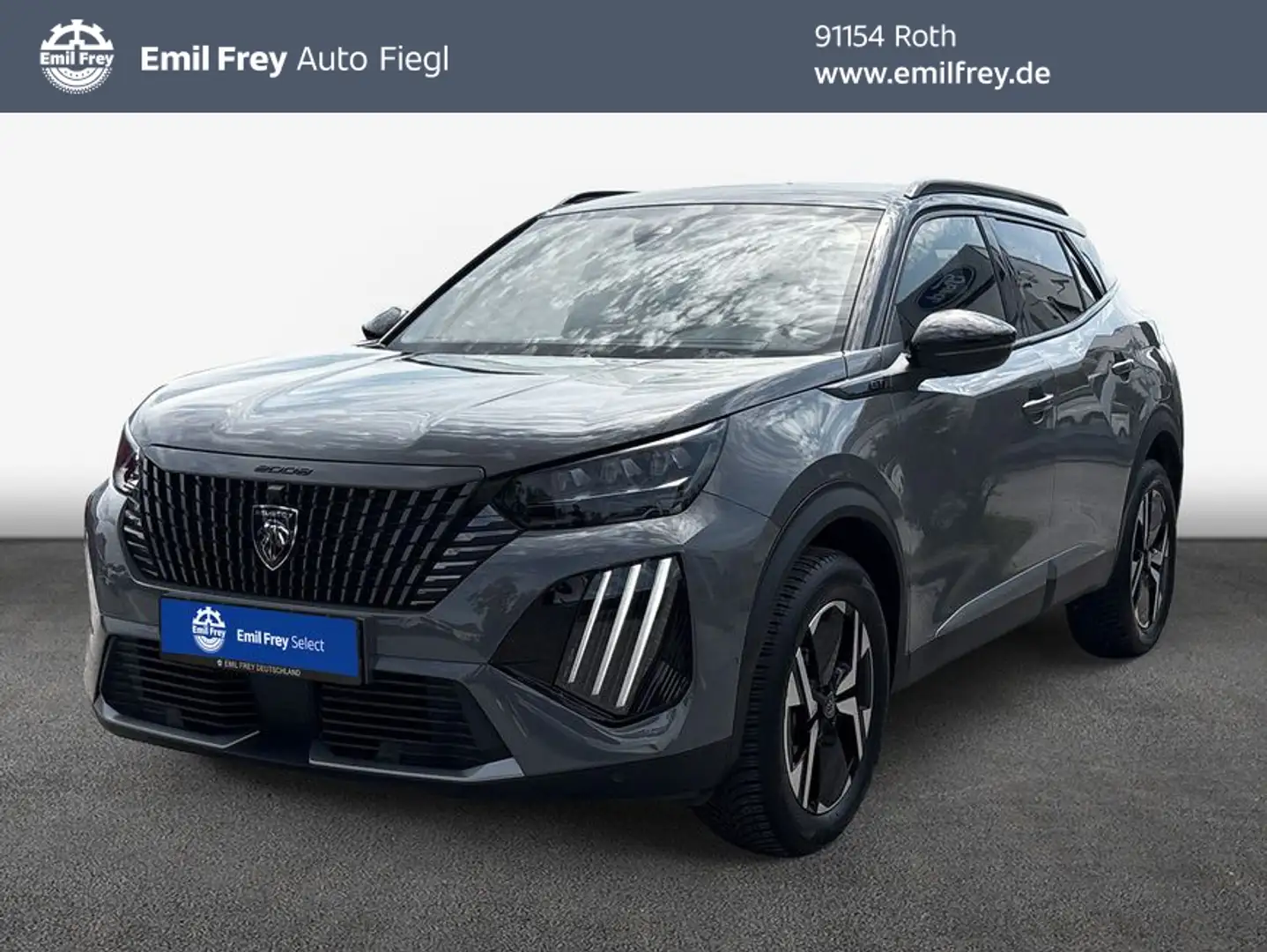 Peugeot 2008 BlueHDi 130 EAT8 GT Gris - 1