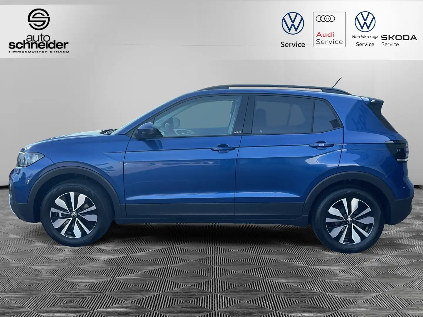Volkswagen T-Cross 1.0 TSI Move Navi APP-Connect ACC Sitzhzg Blau - 2