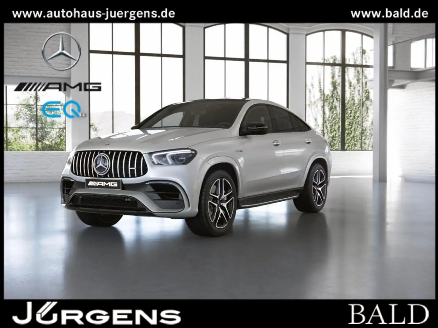 Mercedes-Benz GLE 63 AMG 4M+ Coupé Perf-AGA/Pano/Burm/Memo/21" Weiß - 1