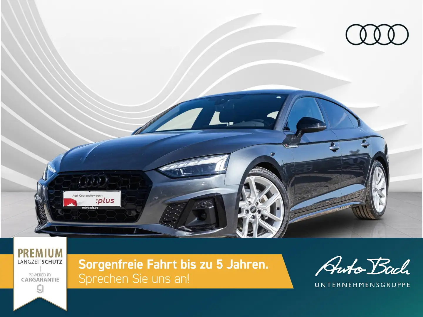 Audi A5 S line 40TDI Stronic Navi LED ACC E Grau - 2