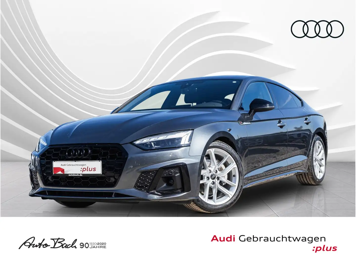 Audi A5 S line 40TDI Stronic Navi LED ACC E Grau - 1