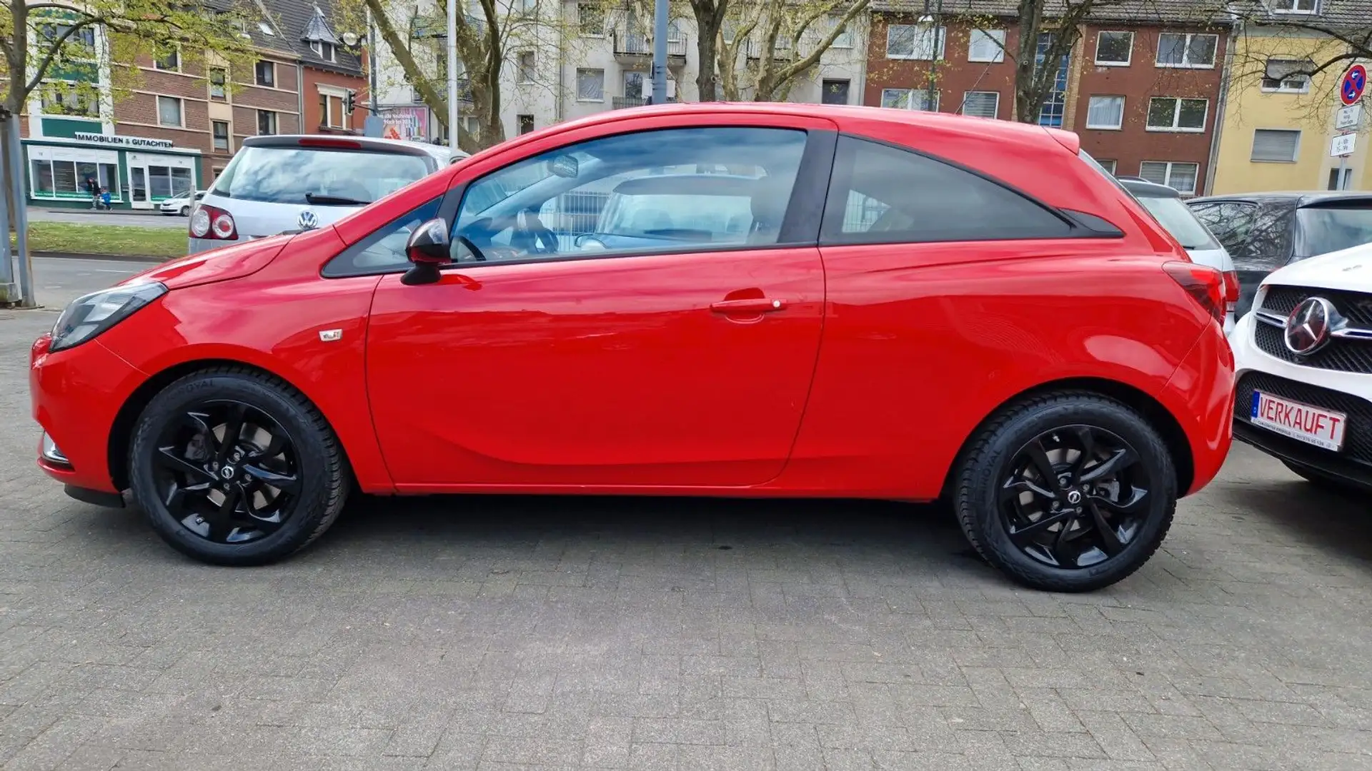 Opel Corsa E 1.4 Color Edition ecoFlex SITZ HEIZUNG Rood - 2