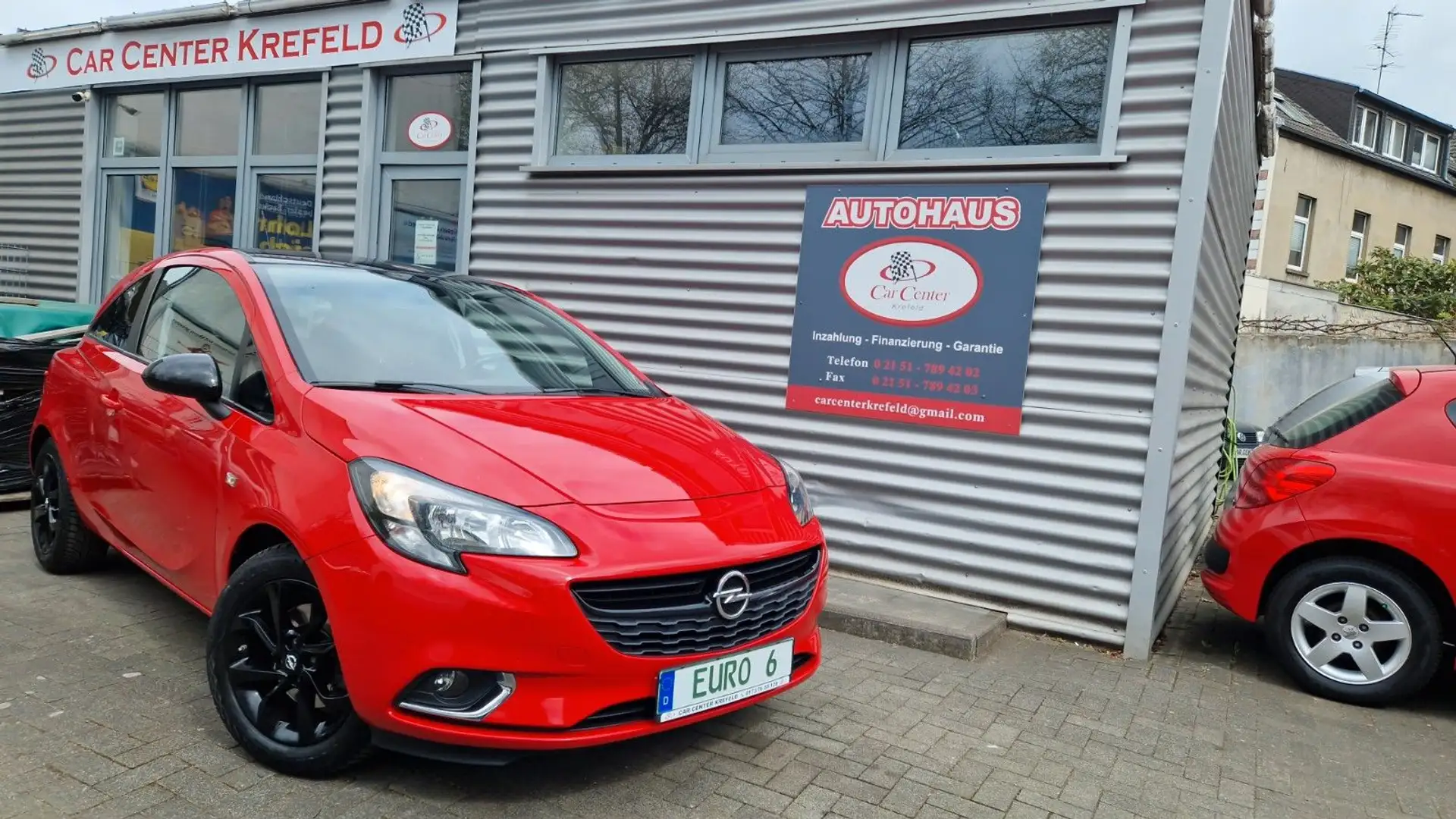 Opel Corsa E 1.4 Color Edition ecoFlex SITZ HEIZUNG Rood - 1