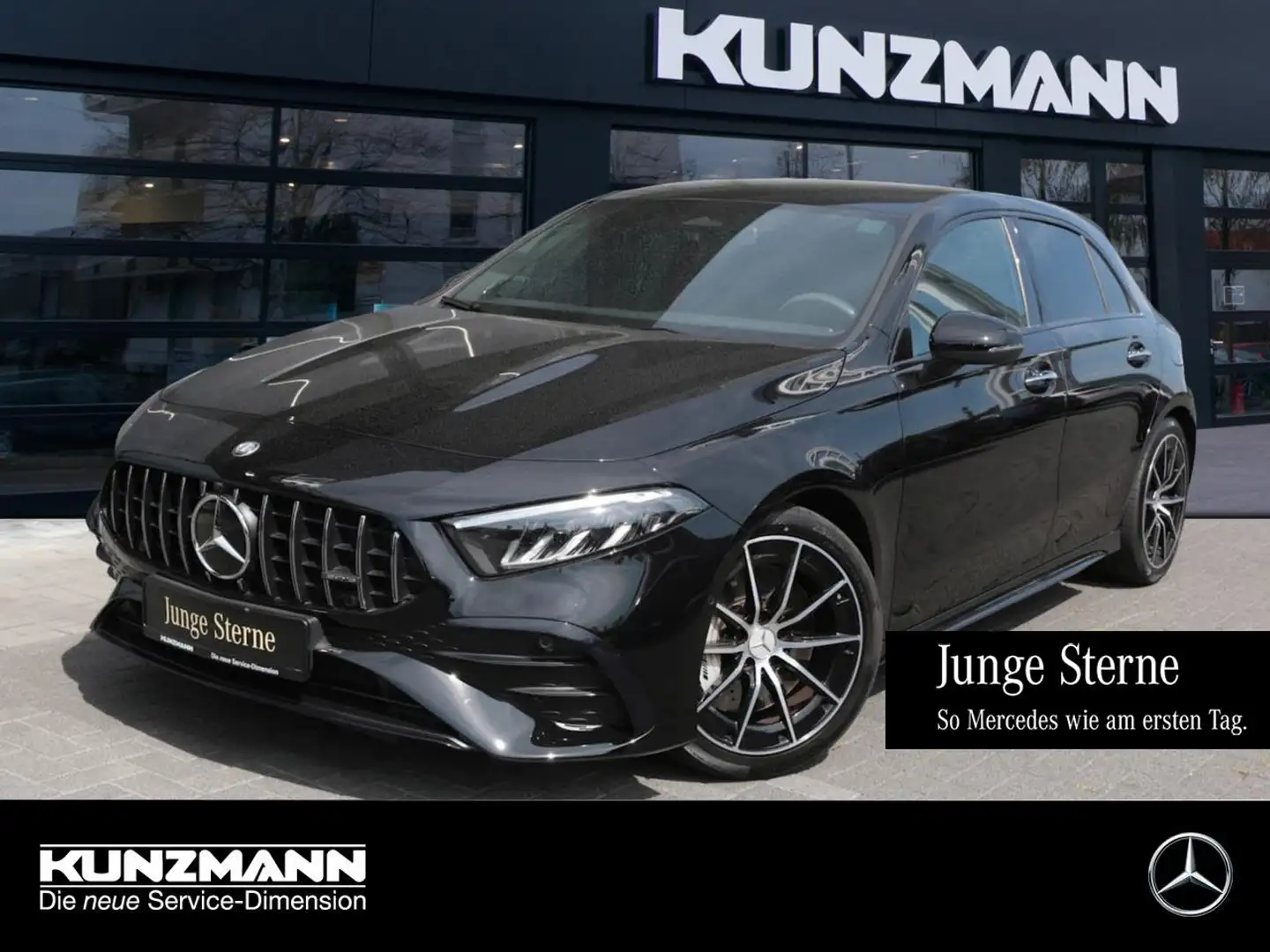 Mercedes-Benz A 35 AMG 4M Night Burmester Kamera Totwinkel Schwarz - 1