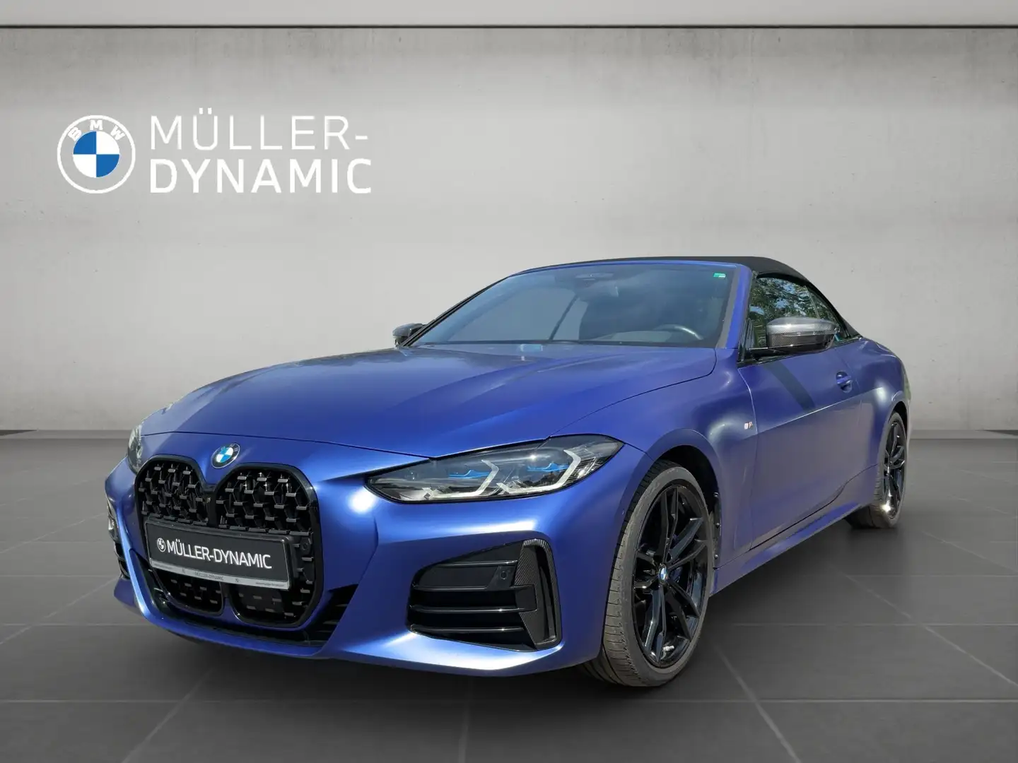 BMW 440 M440i xDrive CABRIO LASER HUD 360°KAMERA HARMAN KA Bleu - 1