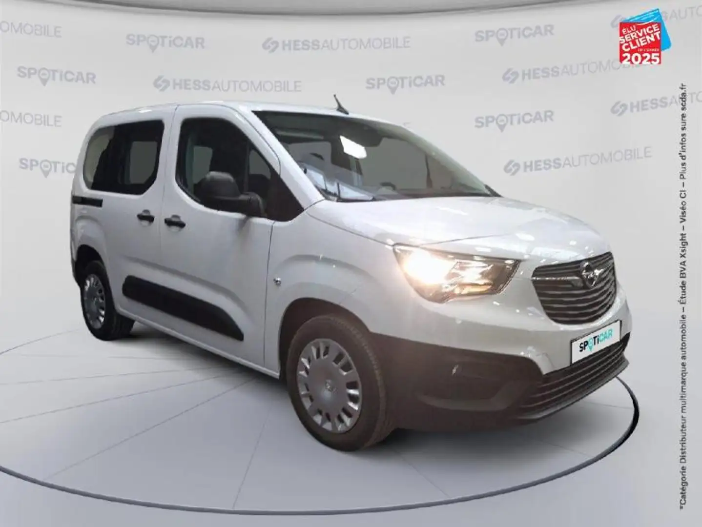 Opel Combo Life Taille M - Moteur Electrique 136ch (100 kW) Automa Blanc - 2