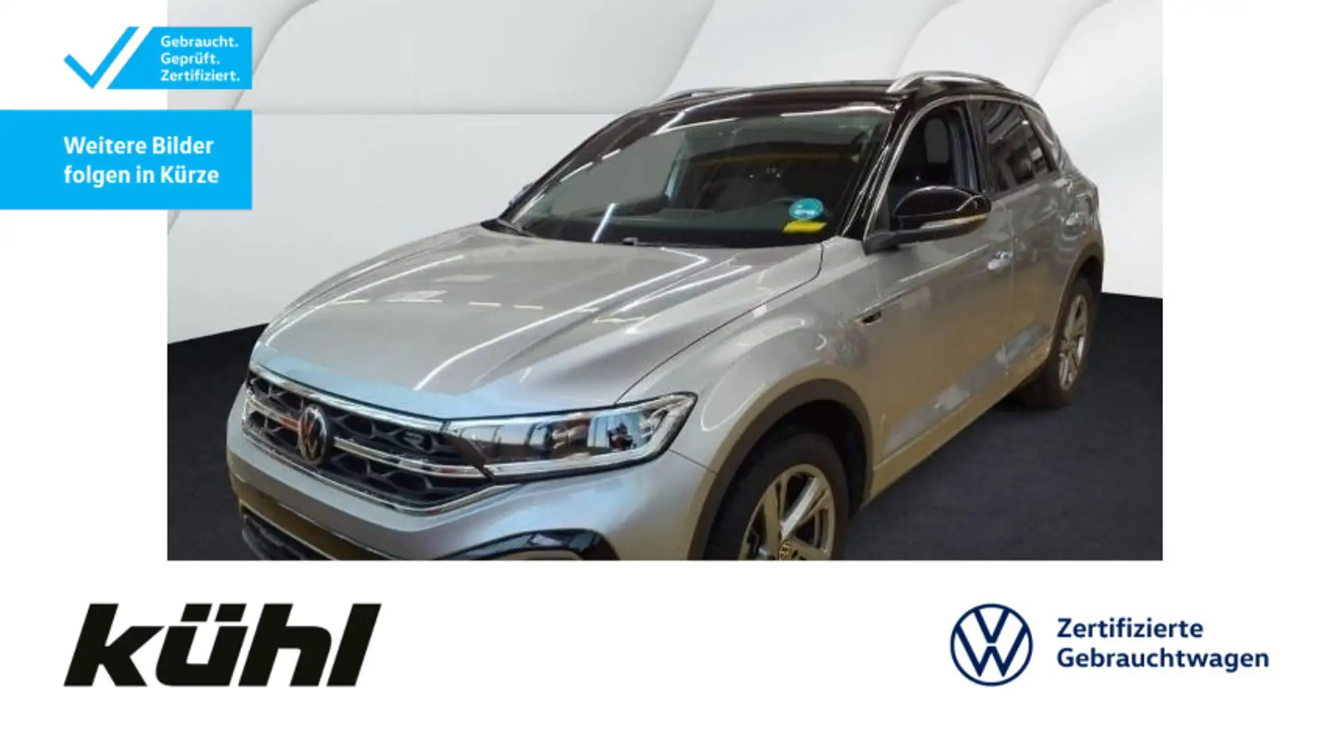 Volkswagen T-Roc 1.5 TSI DSG R line LED+/ACC/Kamera/App/Nav Silber - 1
