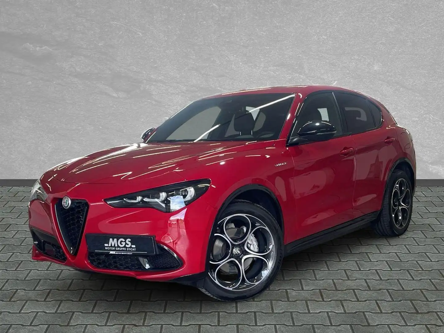 Alfa Romeo Stelvio Veloce Q4 2.2 JTDM KAT NAVI #S&S #SHZ Rouge - 2