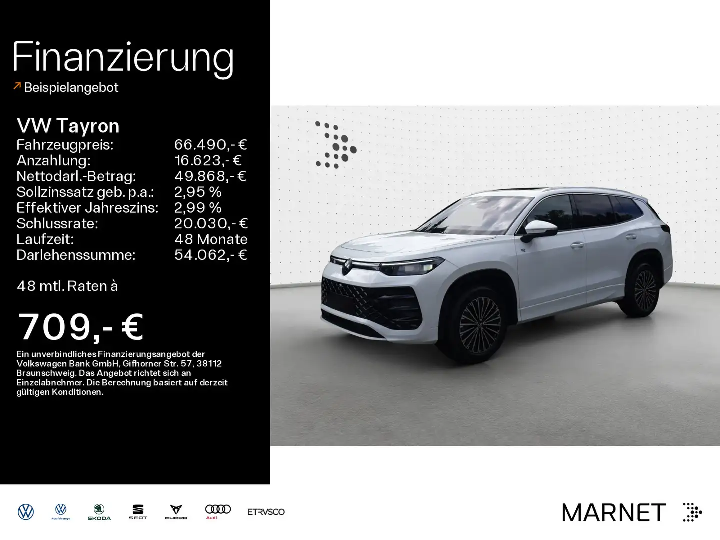 Volkswagen Tayron 2.0 TDI 4MOTION DSG R-Line Alb - 1