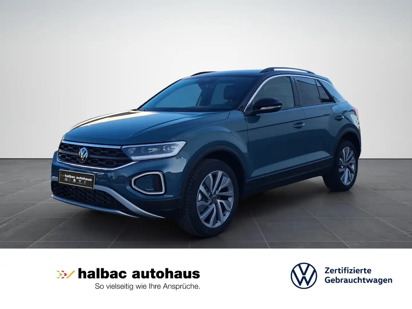 Volkswagen T-Roc 2.0 TDI DSG Goal+IQ.DRIVE+AHK+WR+NAVI+KAMERA+PDC+ Blau - 1