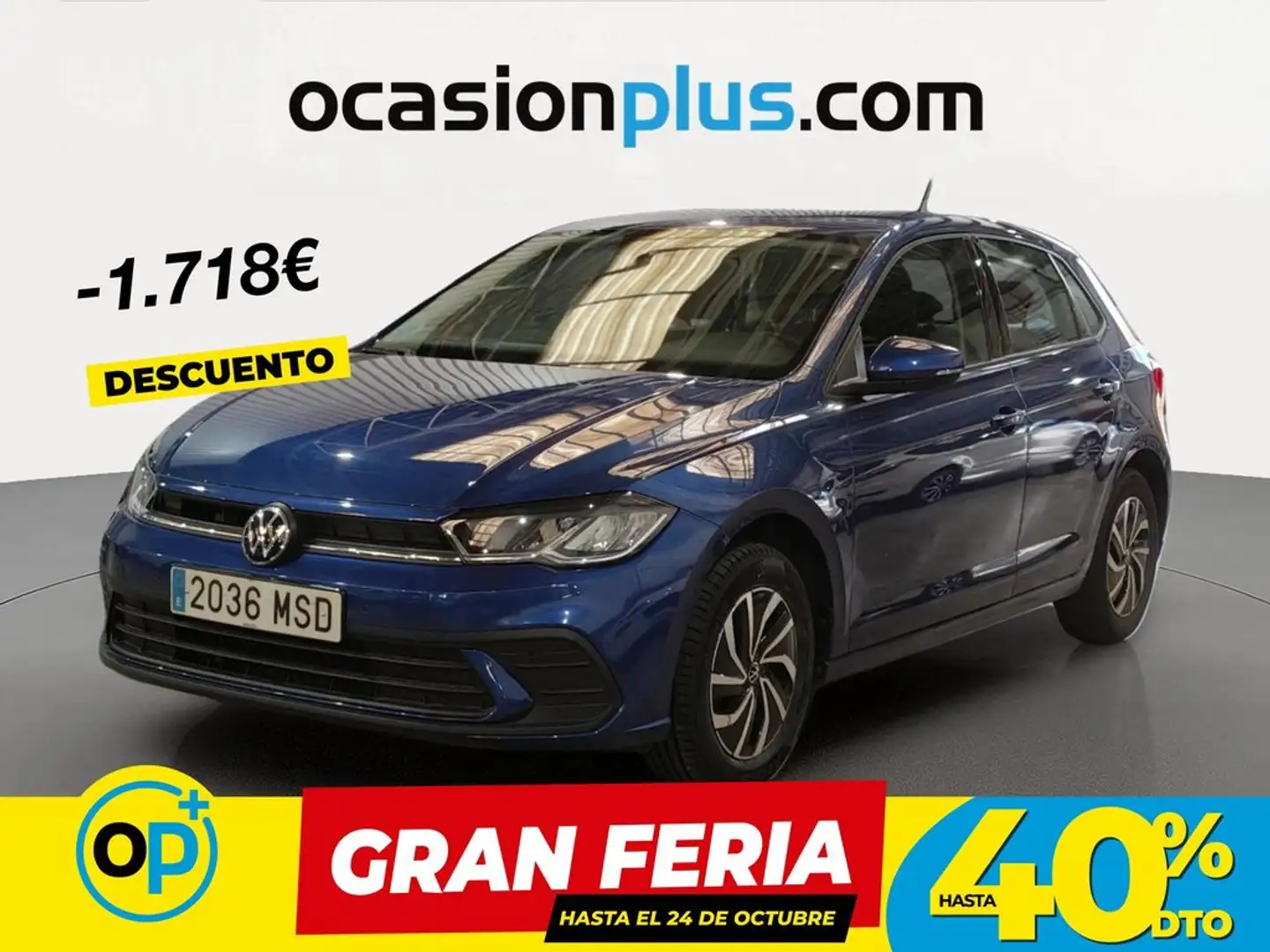 Volkswagen Polo 1.0 TSI Life DSG 70kW Azul - 1