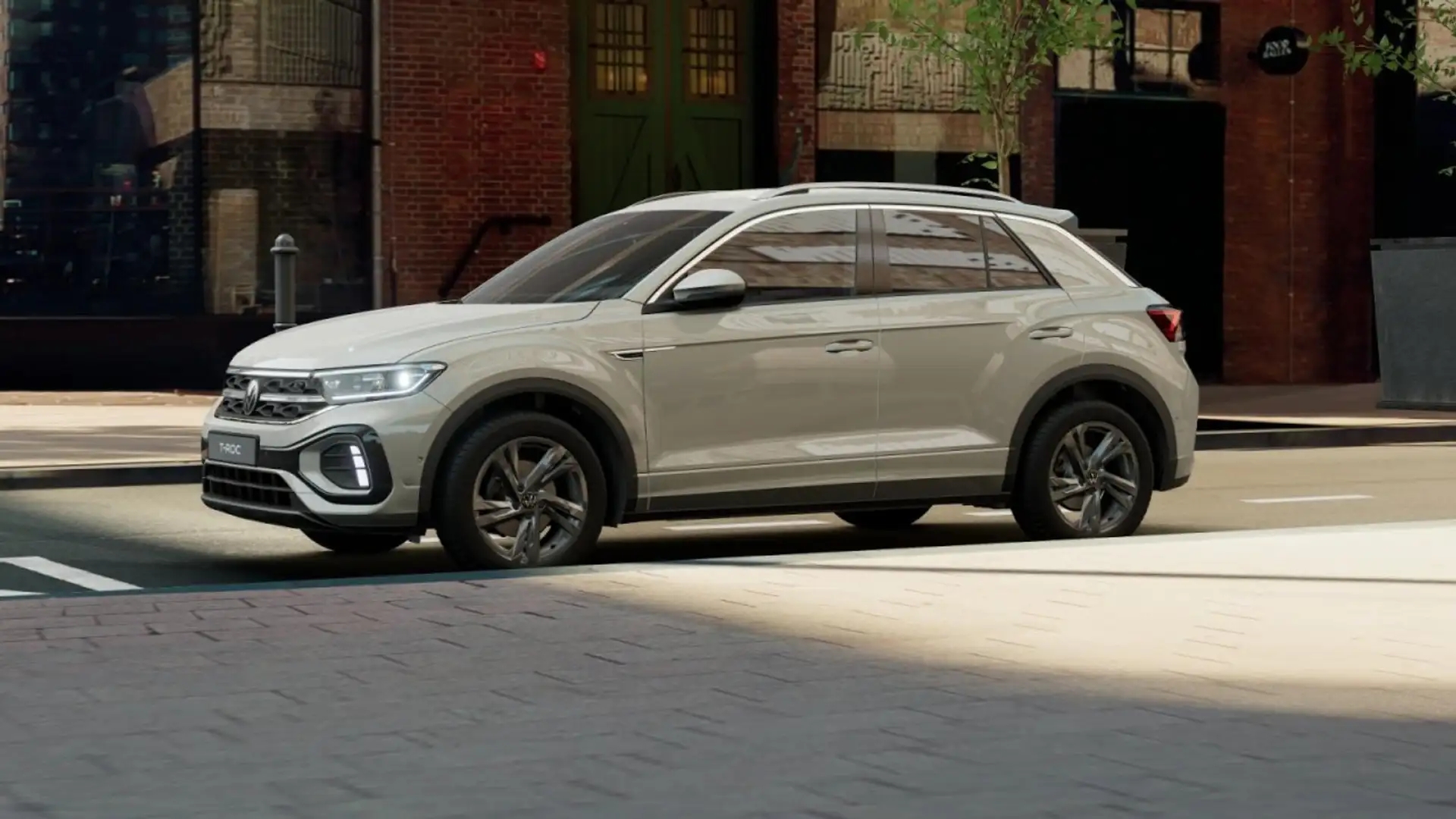 Volkswagen T-Roc R-Line 1.0 TSI SITZHZ+ACC+PDC+CARPLAY Klima Grijs - 2