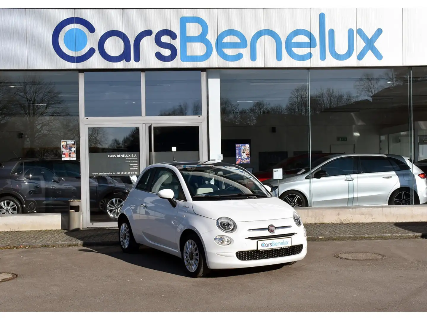 Fiat 500 1.0i Hybrid Dolce Vita TOIT PANO REGUL 1° MAIN Blanc - 1