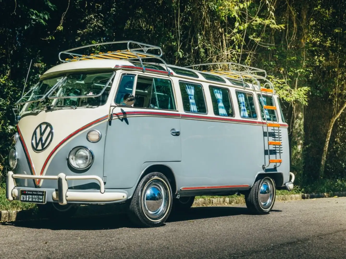 Volkswagen T1 T1 Replica Samba 23 Fenêtres restauration complète Gris - 1