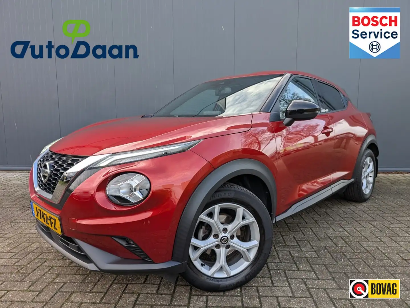 Nissan Juke 1.0 DIG-T N-Connecta | Apple carplay | Airco | Key Rouge - 1