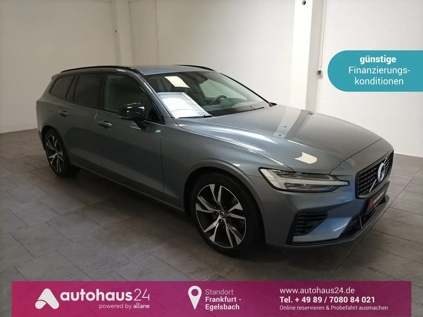 Volvo V60 V 60 T6 AWD|R-Desing|AHL|Navi|LED| Grey - 1
