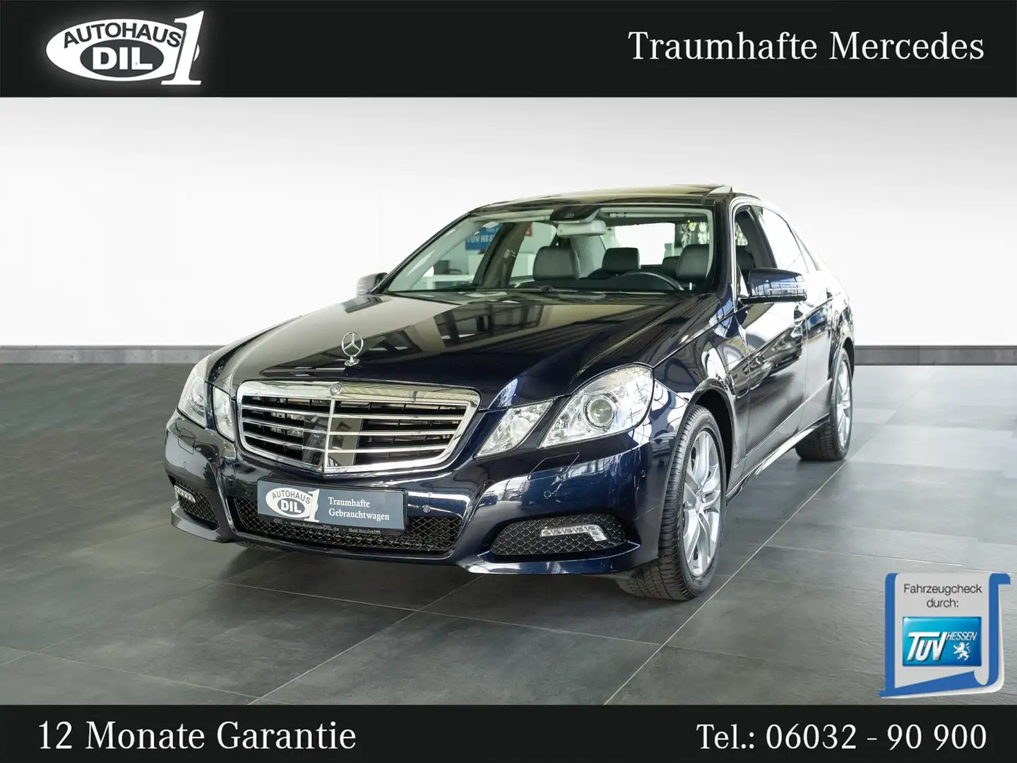 Mercedes-Benz E 500 7G-T *STAND-HZ*PANO*DISTR.+*SCHECKHEFT* Azul - 2