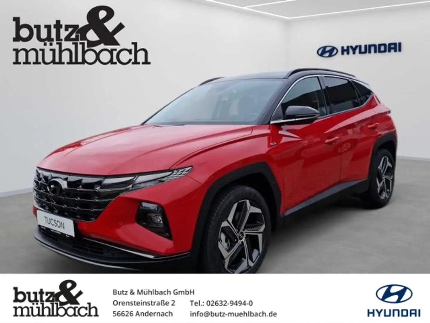 Hyundai TUCSON 1.6 T-GDi 48V-Hybrid 2WD DCT Prime Red - 1