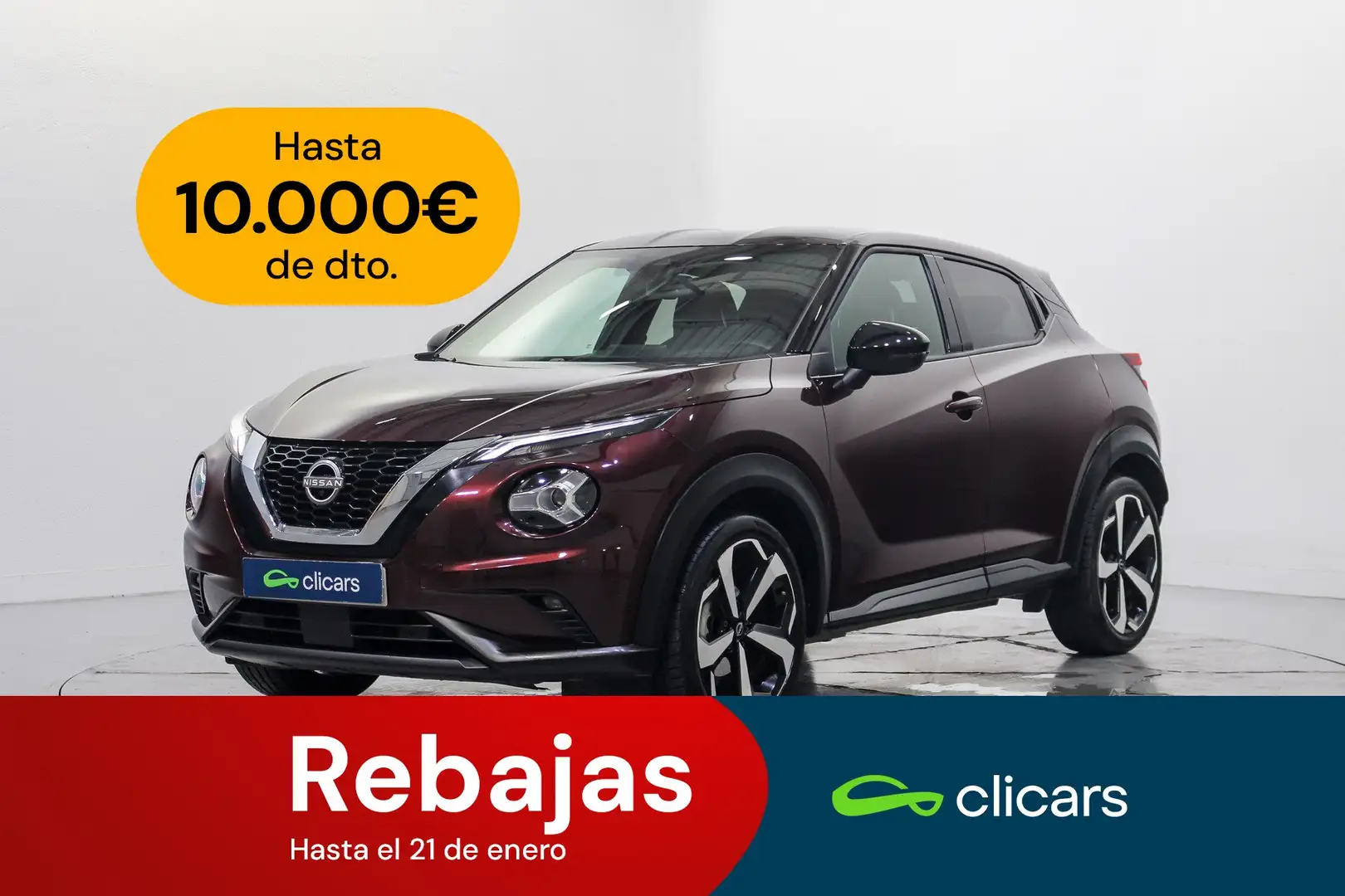 Nissan Juke 1.0 DIG-T Tekna 4x2 114 Rouge - 1