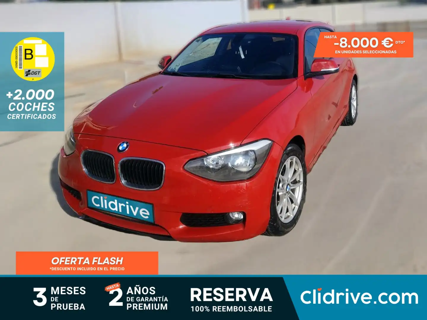 BMW 116 116d Rojo - 1