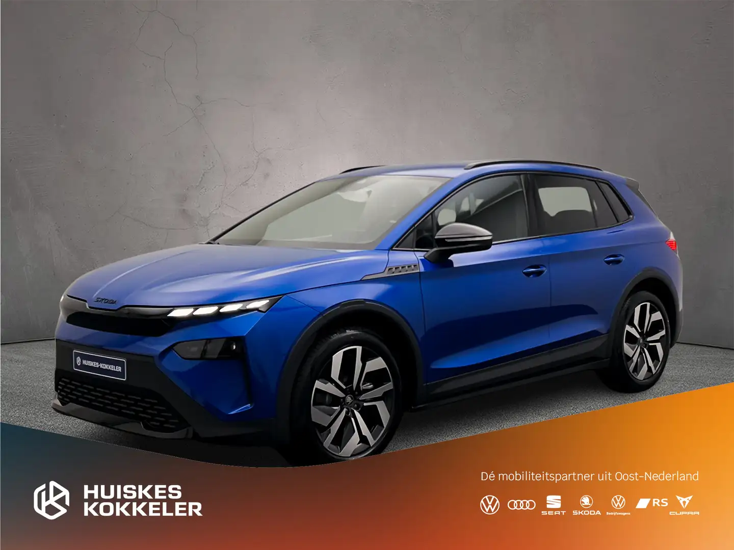 Skoda Elroq Elektromotor 63 kWh 204pk Sportline Blauw - 1