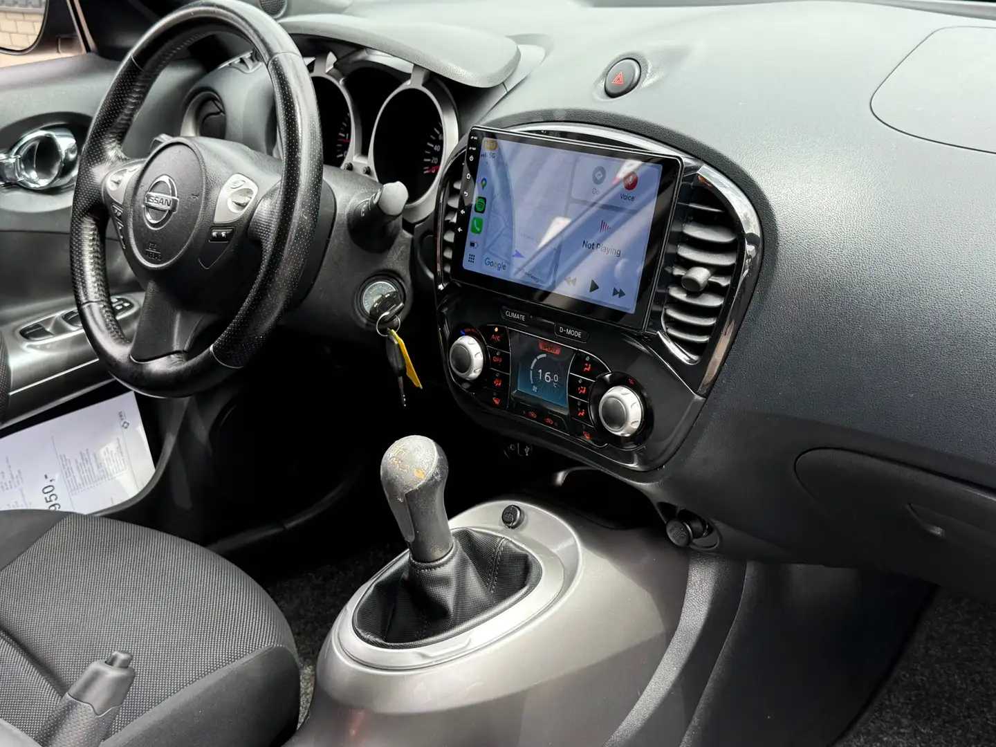 Nissan Juke 1.6 Acenta Eco Apple Carplay Airco Pdc Cruise Nieu Zwart - 2