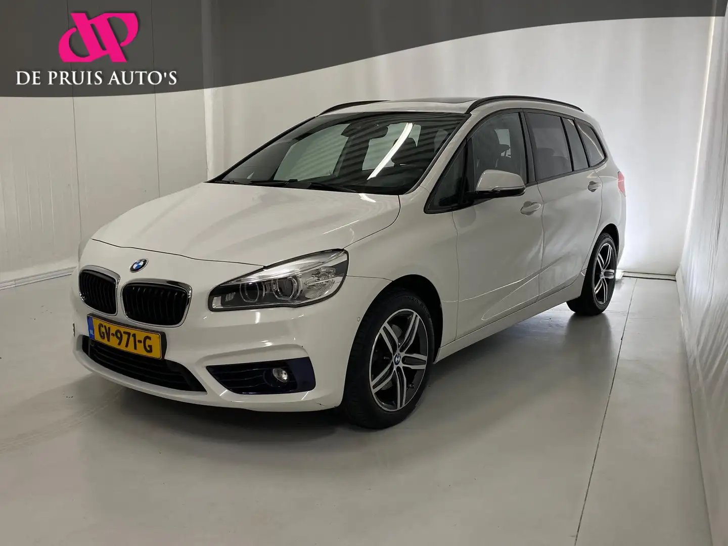 BMW 218 2-serie Gran Tourer 218i Sport 7persoons Panoramad Wit - 1