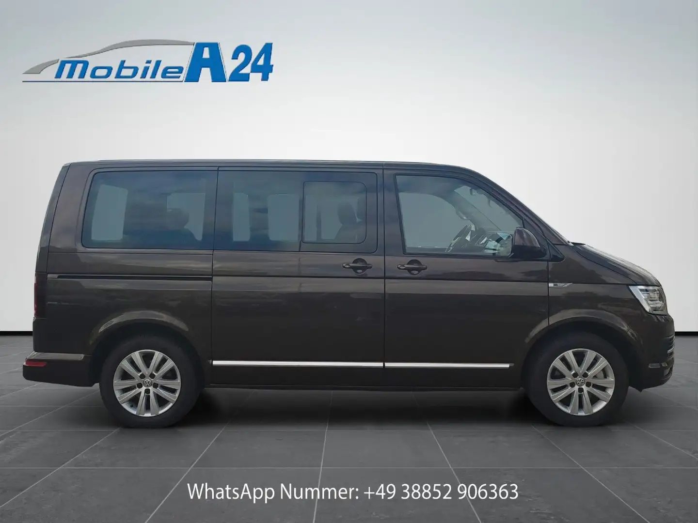 Volkswagen T6 Multivan Business ACC AHK LED 2X SCHIEBETÜREN Brun - 2