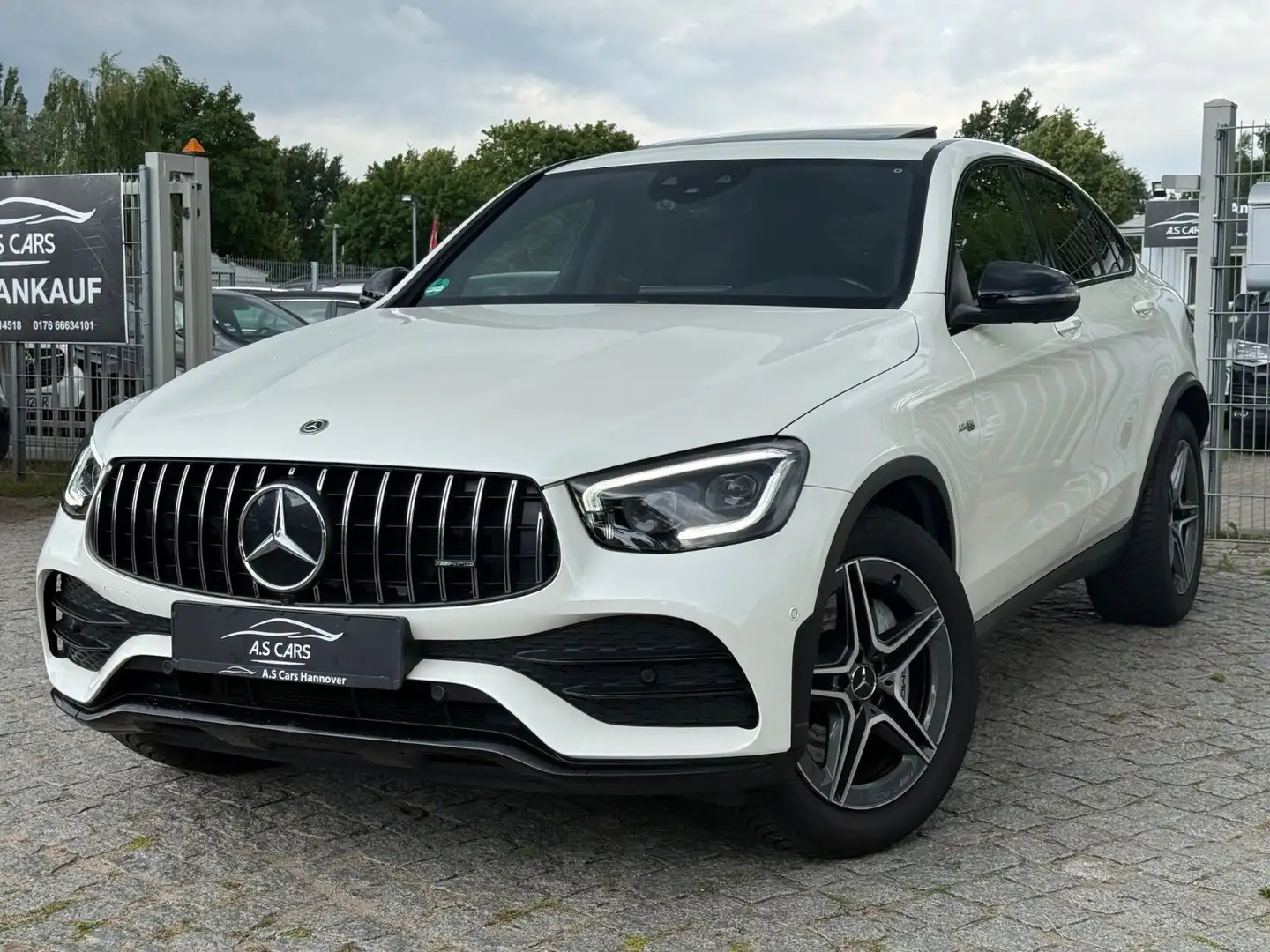 Mercedes-Benz GLC 43 AMG 4Matic Coupe*SHD*360*Night-Paket*MwSt Blanco - 1