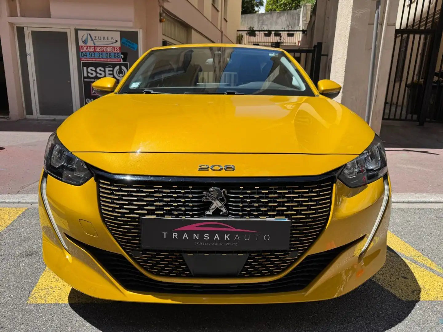 Peugeot 208 Electrique 50 kWh 136 Allure Jaune - 2